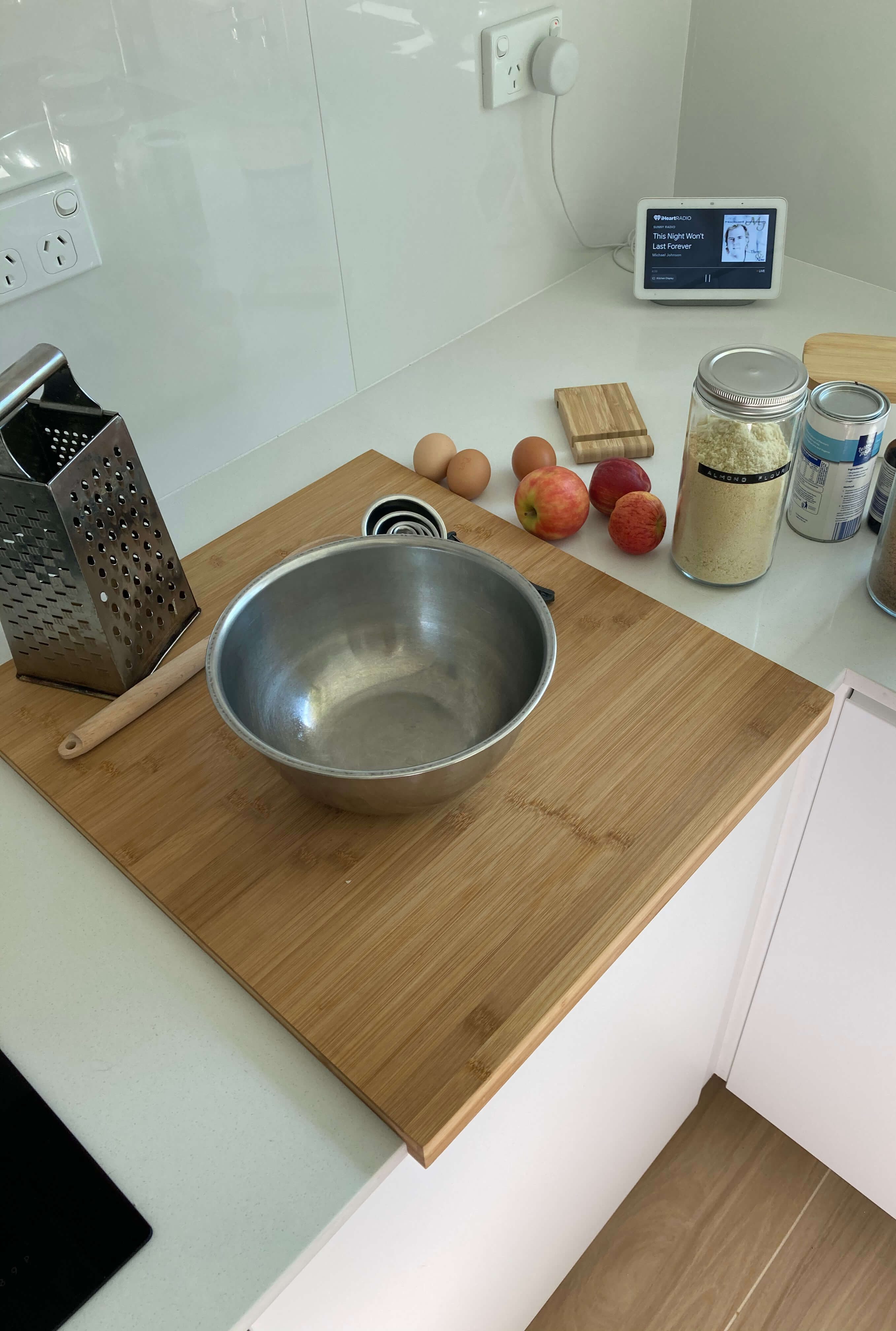 ingredients for apple and berry loaf