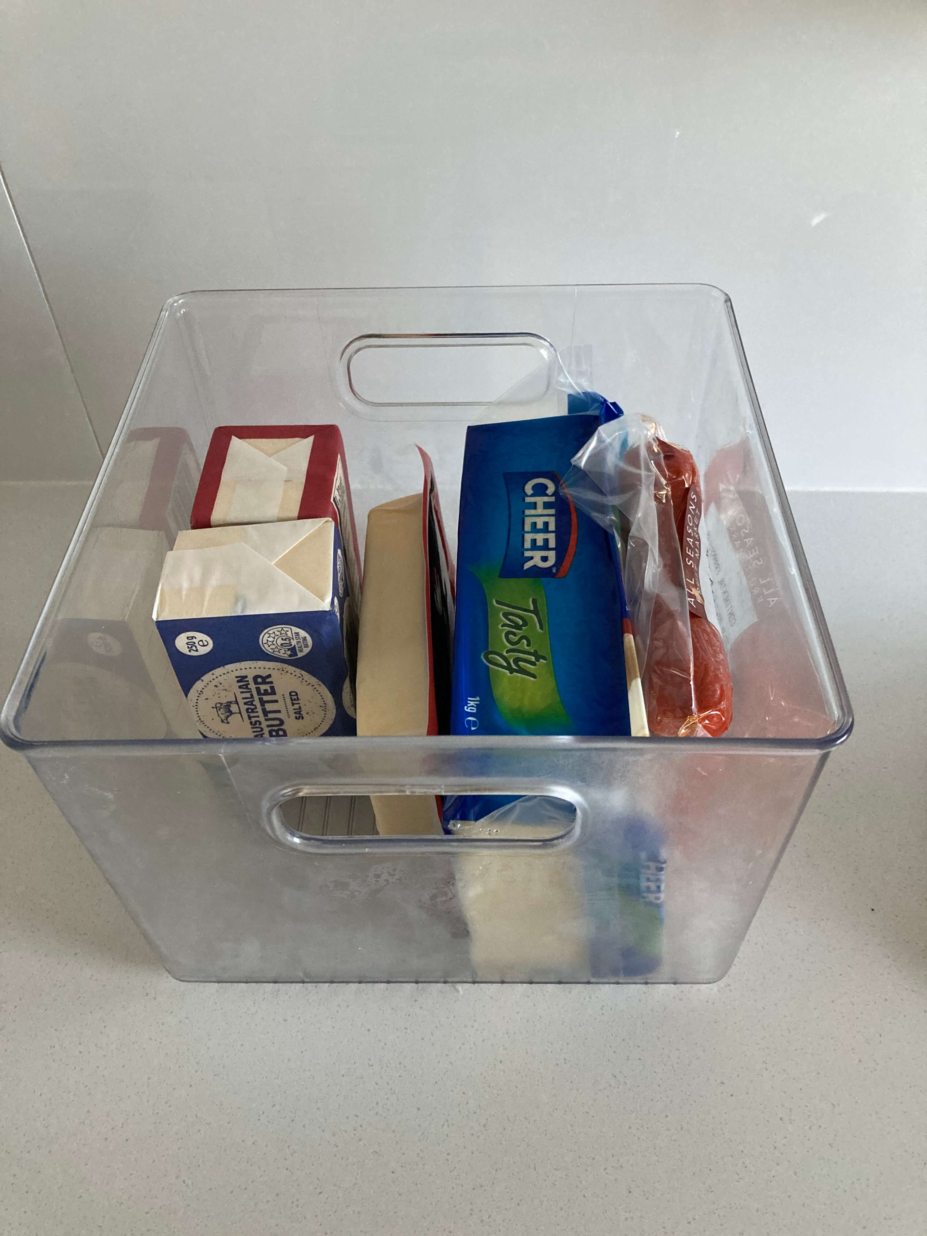 container for clean and organised fridge