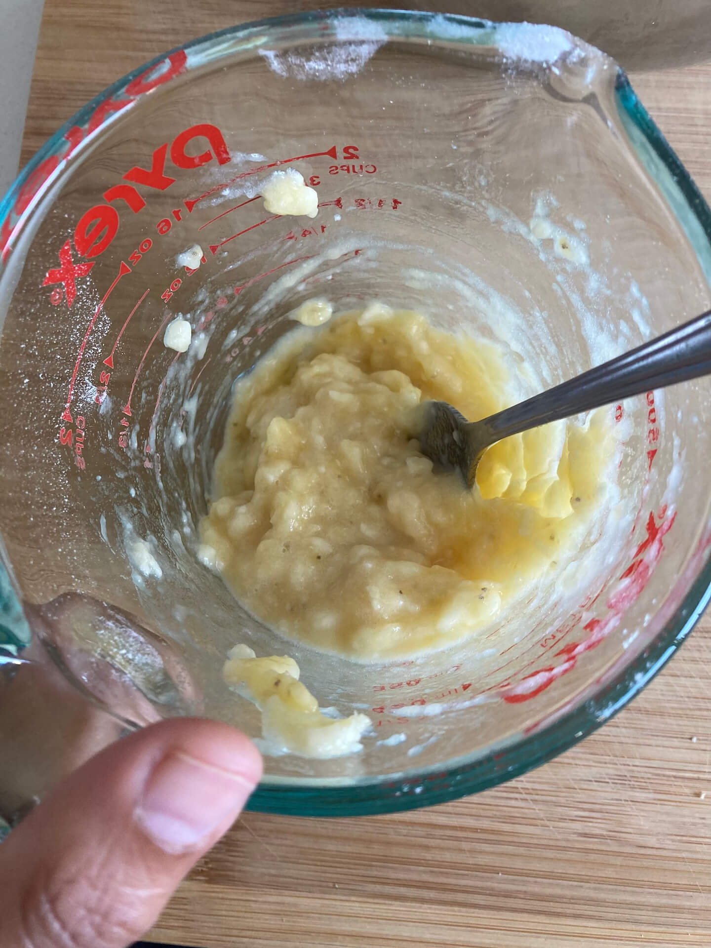 mashed banana 