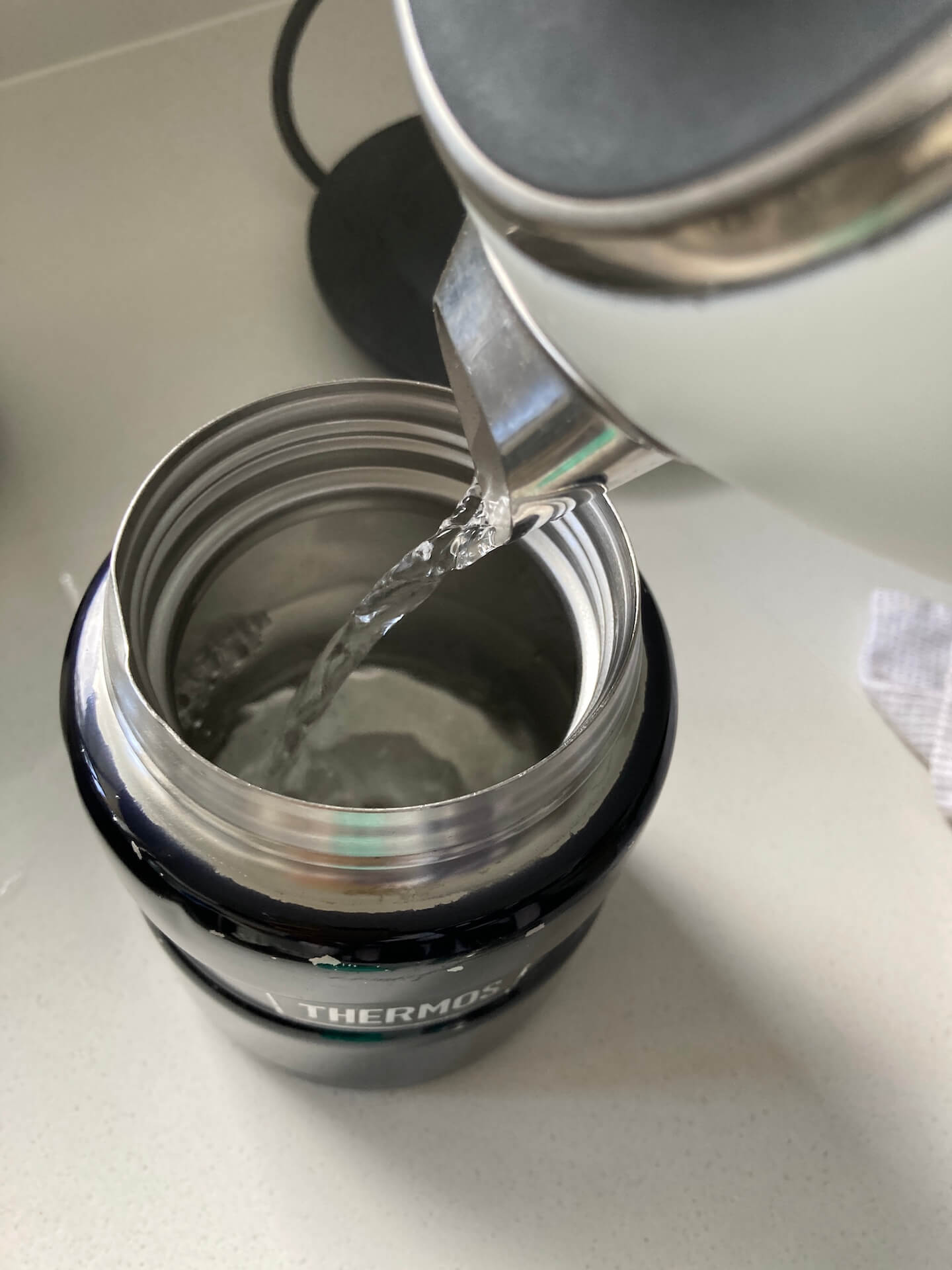 thermos for a day in the life post