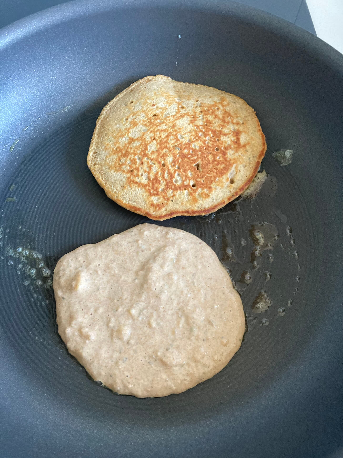 frying pancakes