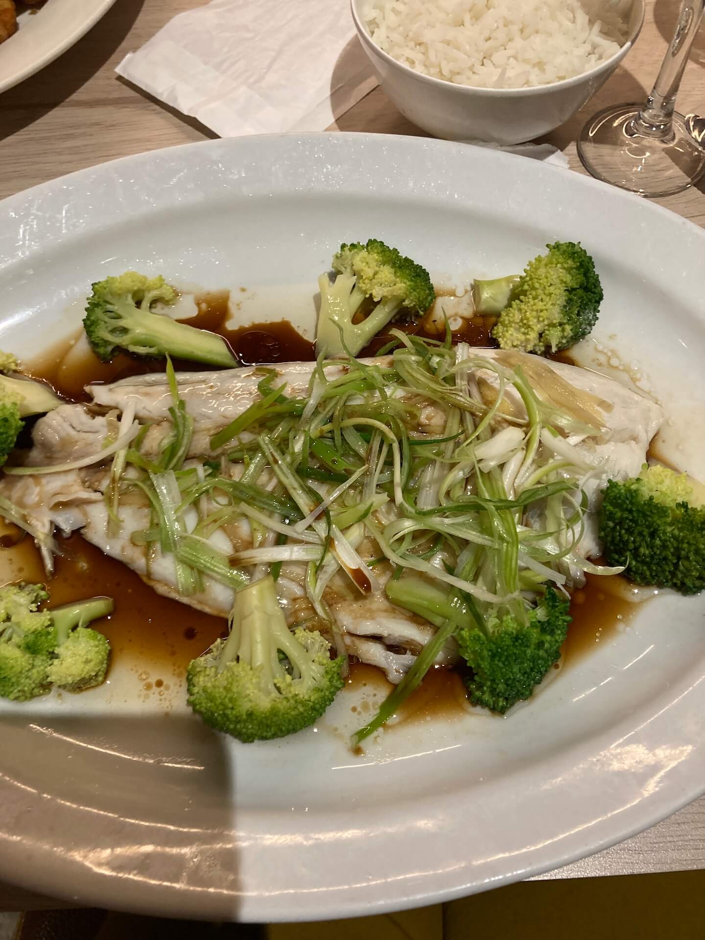 steamed fish