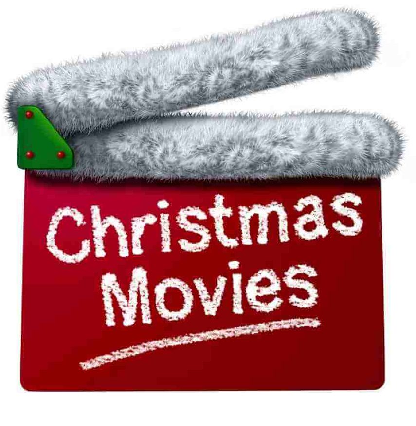 Christmas Movie clapperboard for my list of favourite Christmas movies and TV shows