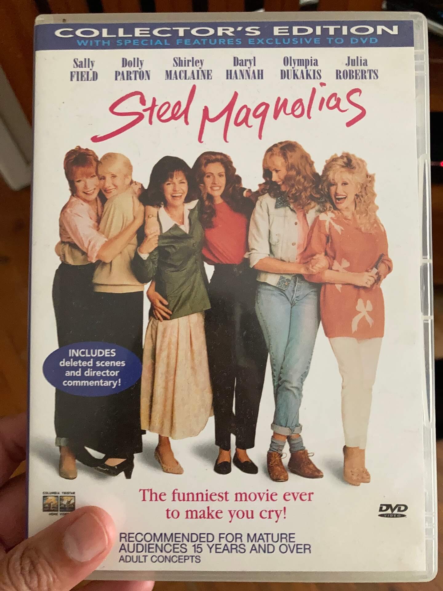 Steel magnolias DVD cover for great weekend post