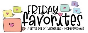 friday favourites graphic