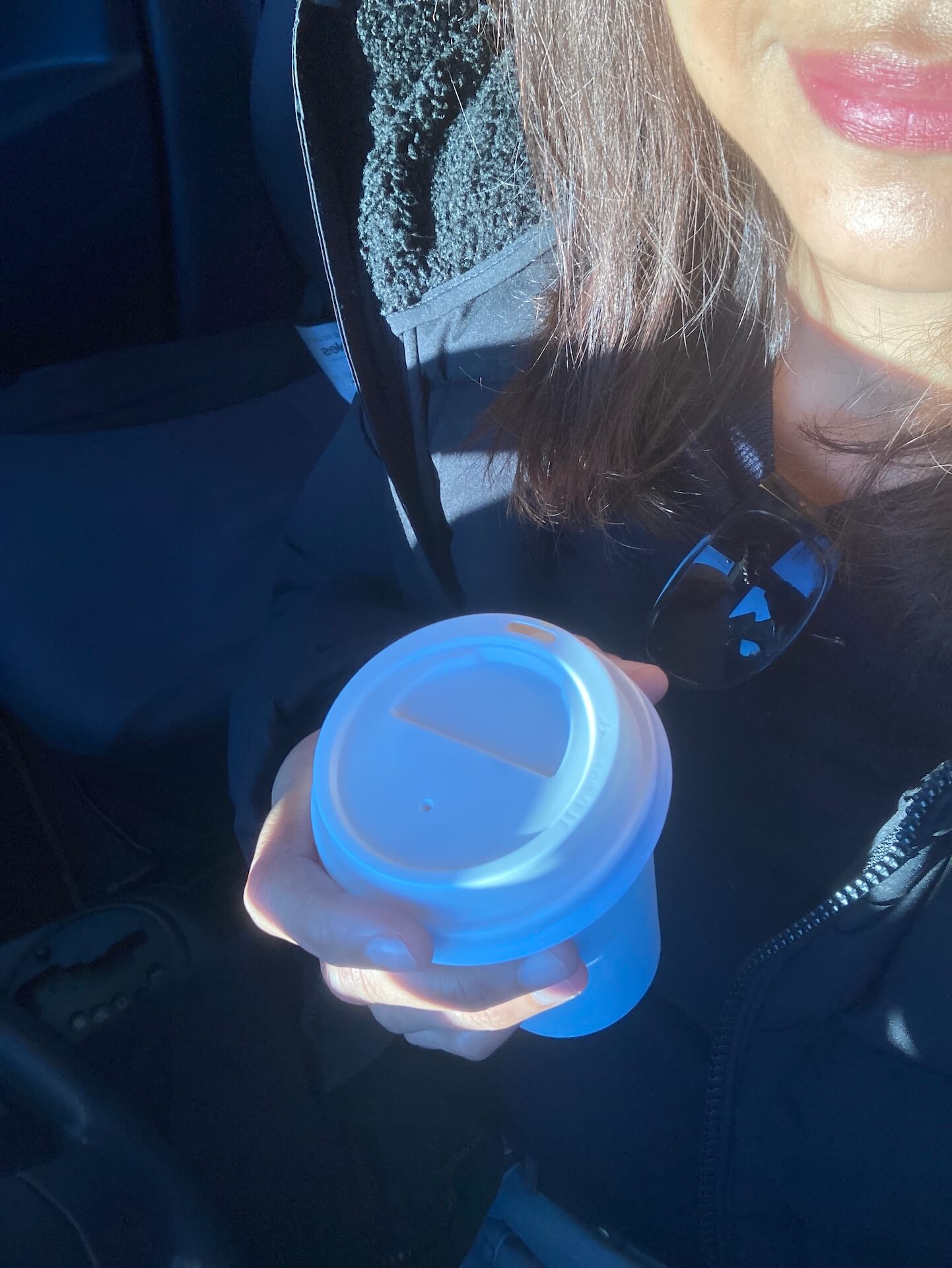 coffee in the car for good to welcome back friday post