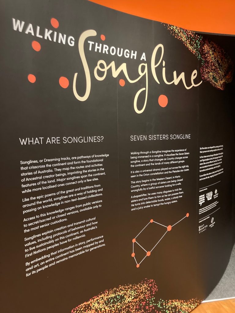 Songline explanation for walking through a songline post