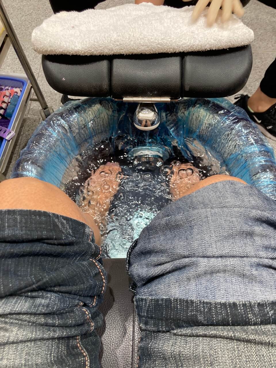 pedicure for first week back at work after the holidays post