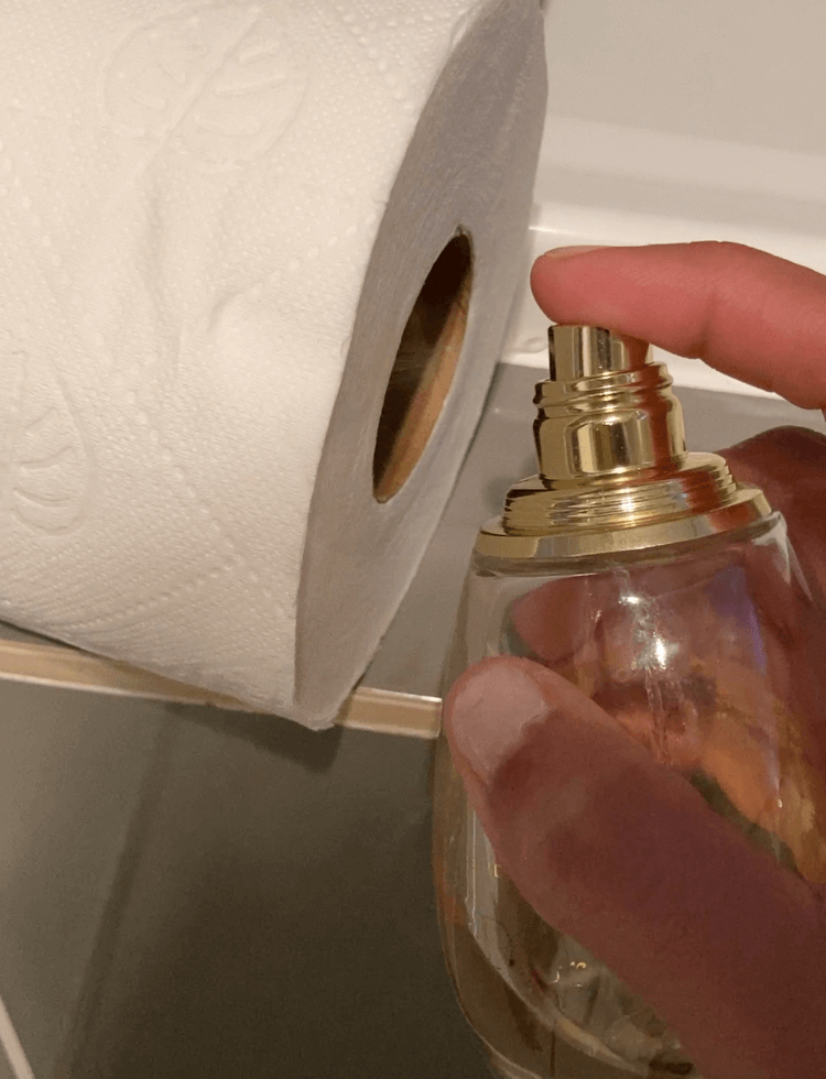 toilet roll for how to make your home smell amazing