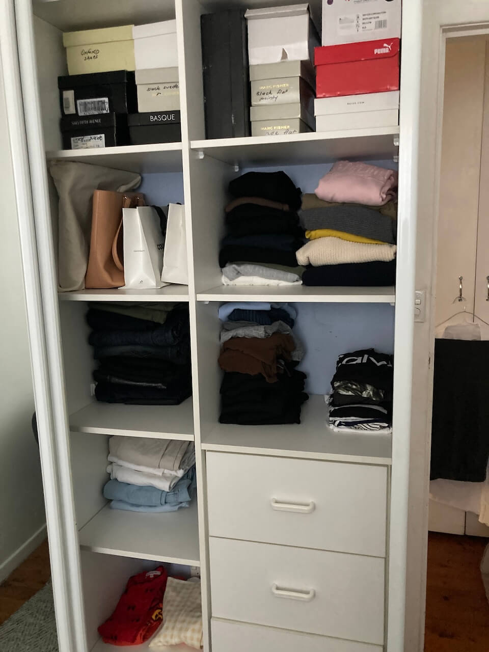 organise your closet