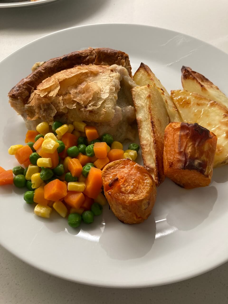 chicken pie for a beautiful sunny weekend