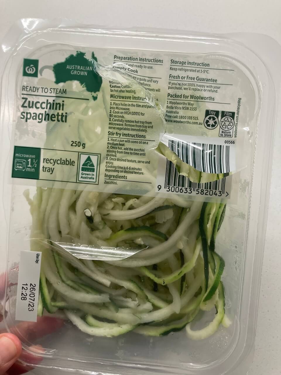 zucchini noodles