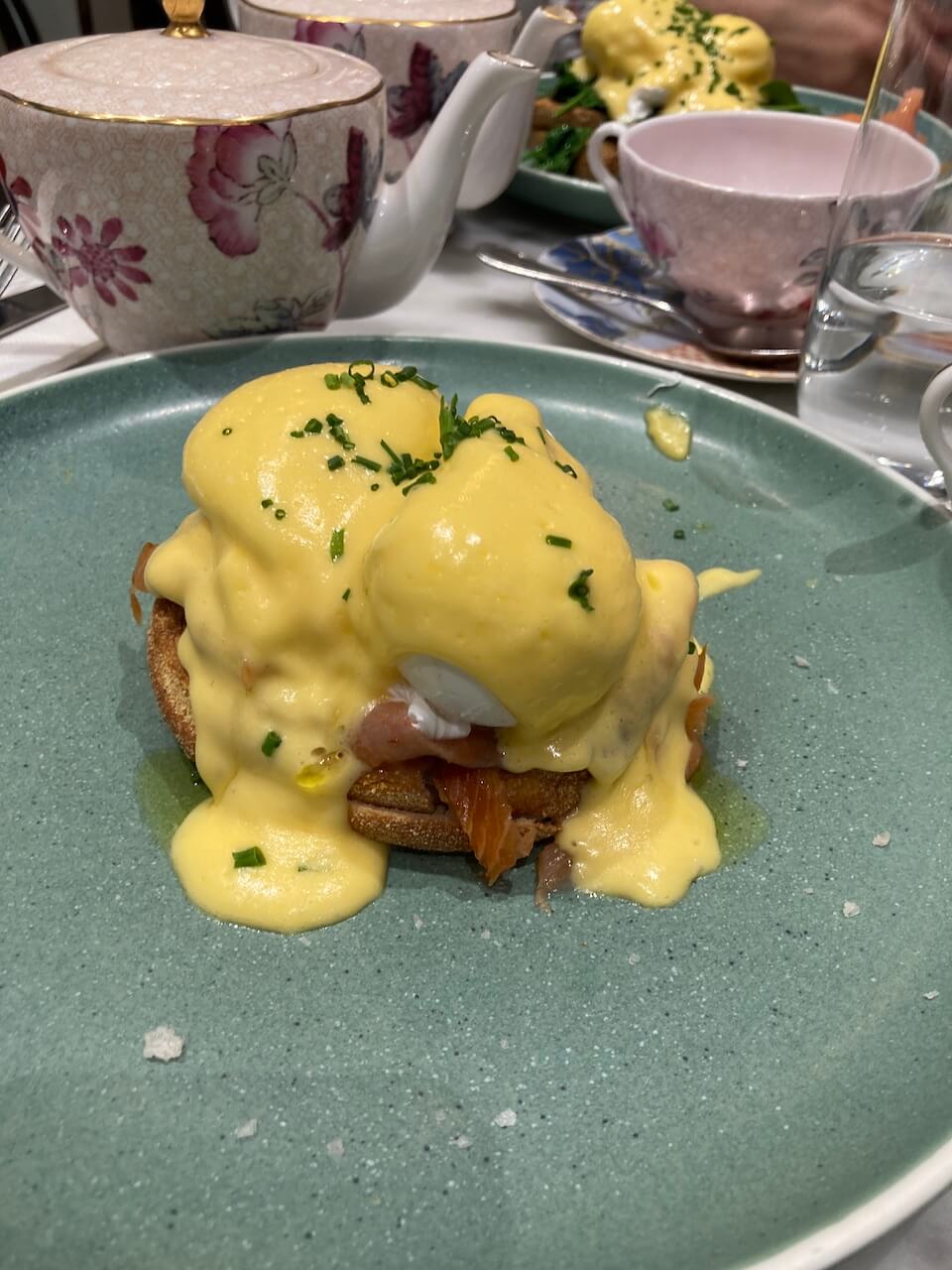 eggs Benedict before going to see the Barbie movie