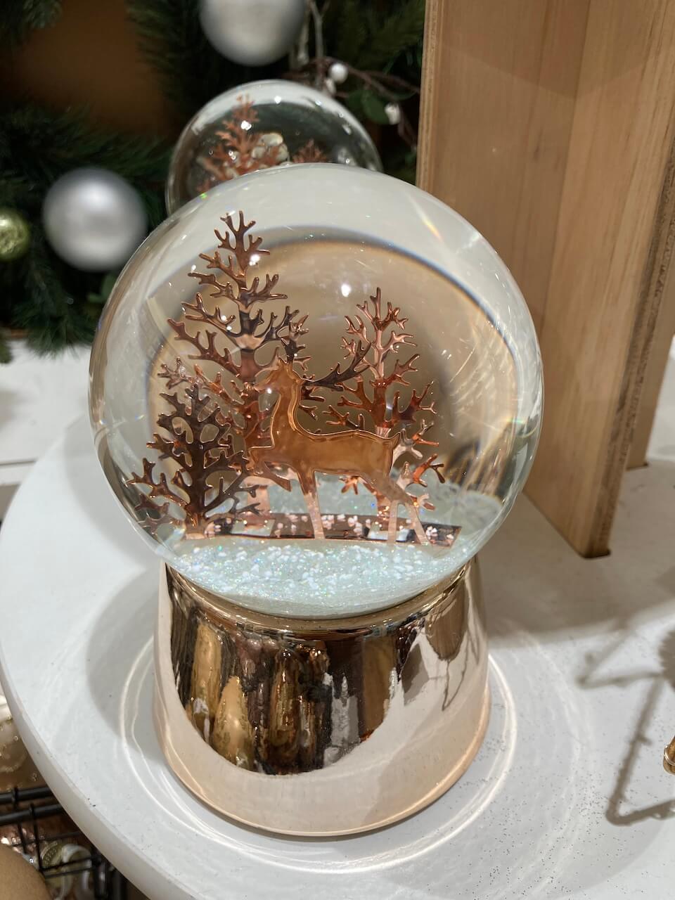snow globe-December currently