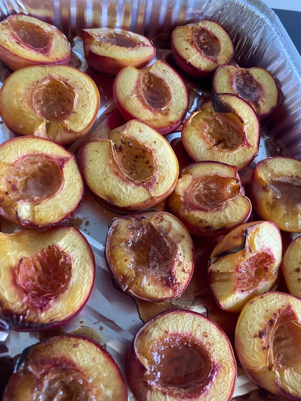 baked nectarines
