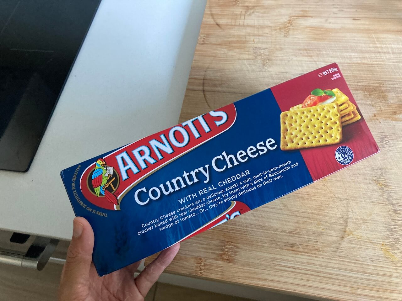 Arnotts cheese crackers-summer favourites
