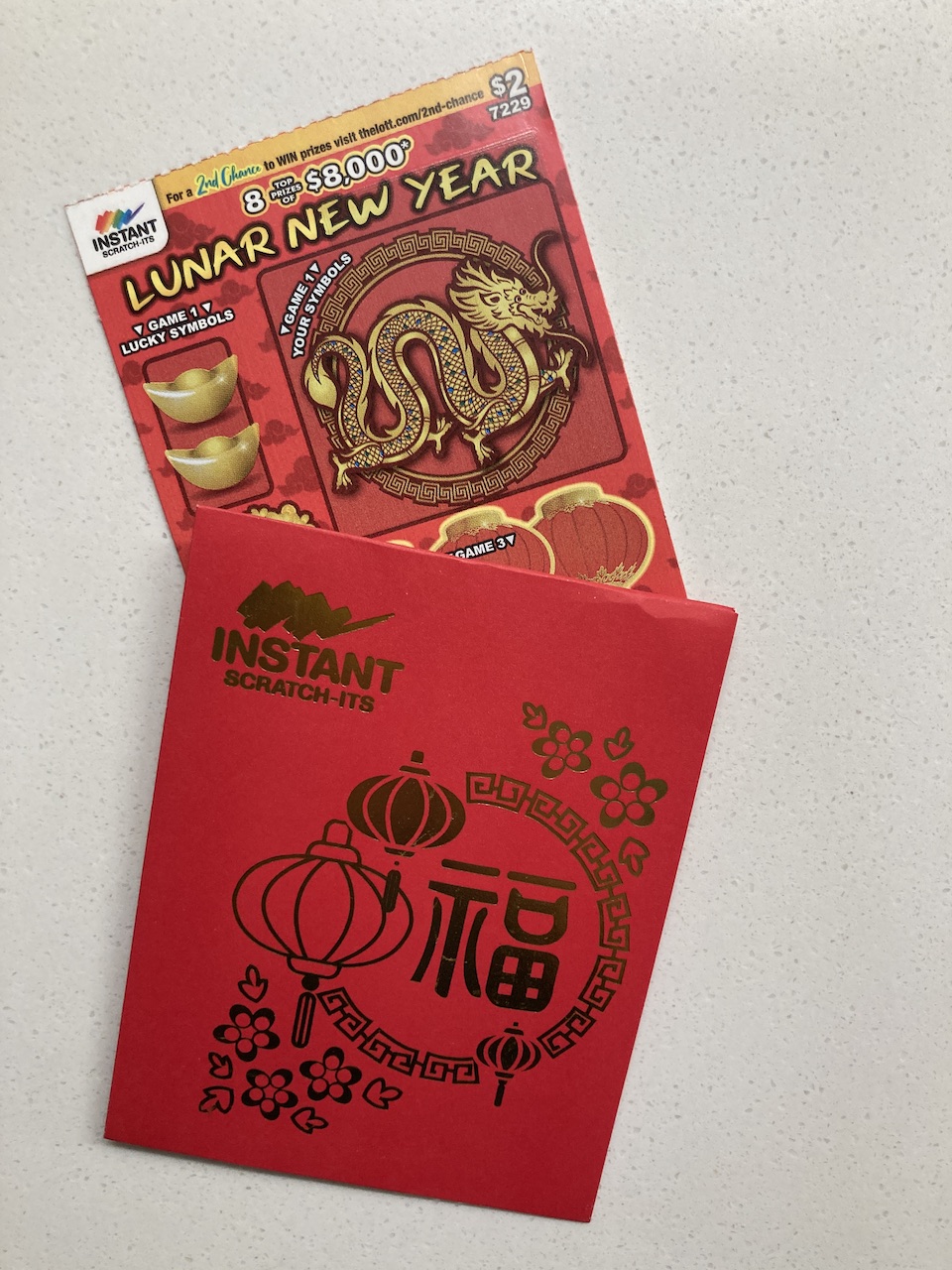 Lunar New Year scratchy