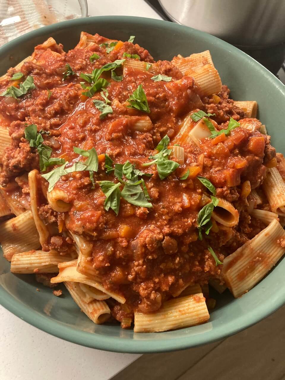 April Cousin Connect- pasta dish