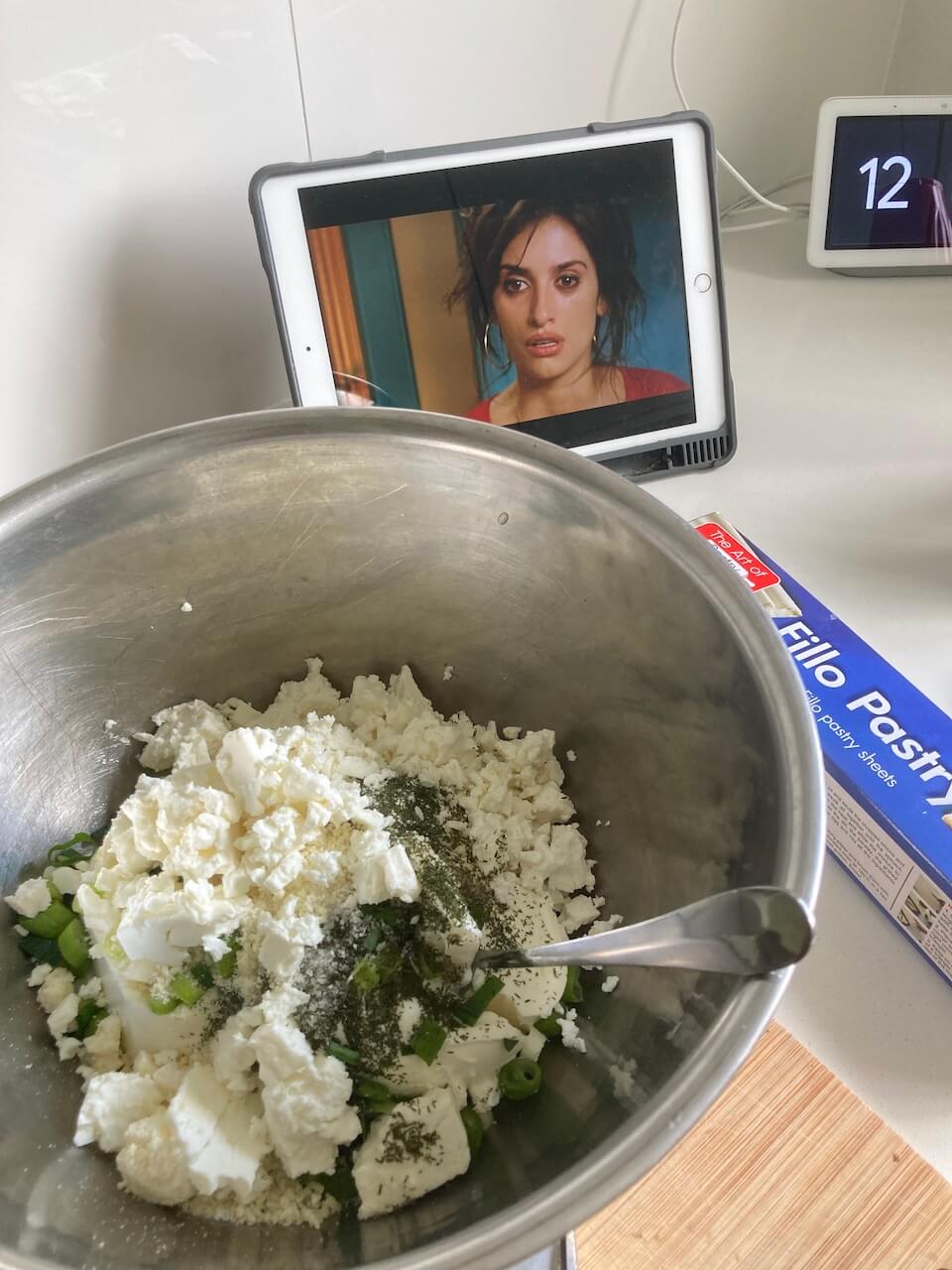 favourite day post watching a movie while cooking