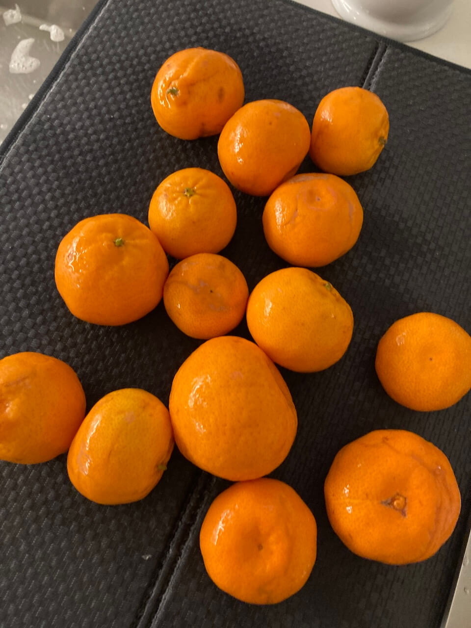 wonderful weekend post - mandarins