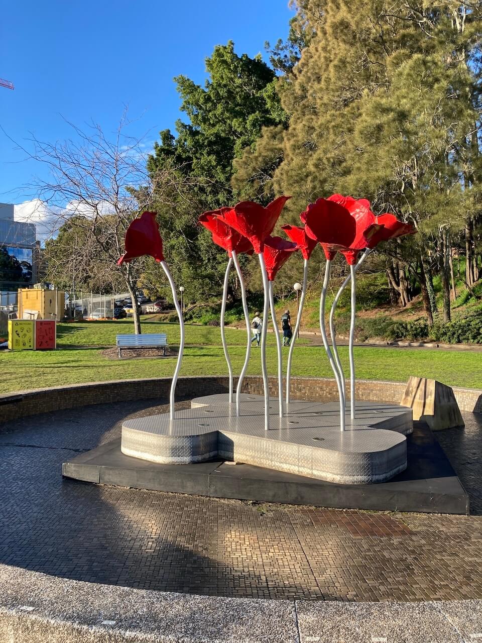 Gosford-Poppy sculpture