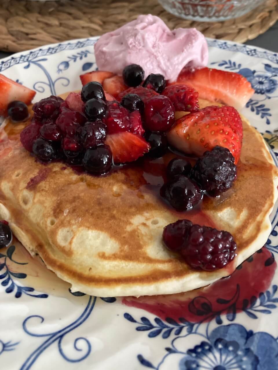 recovering over the weekend - pancakes