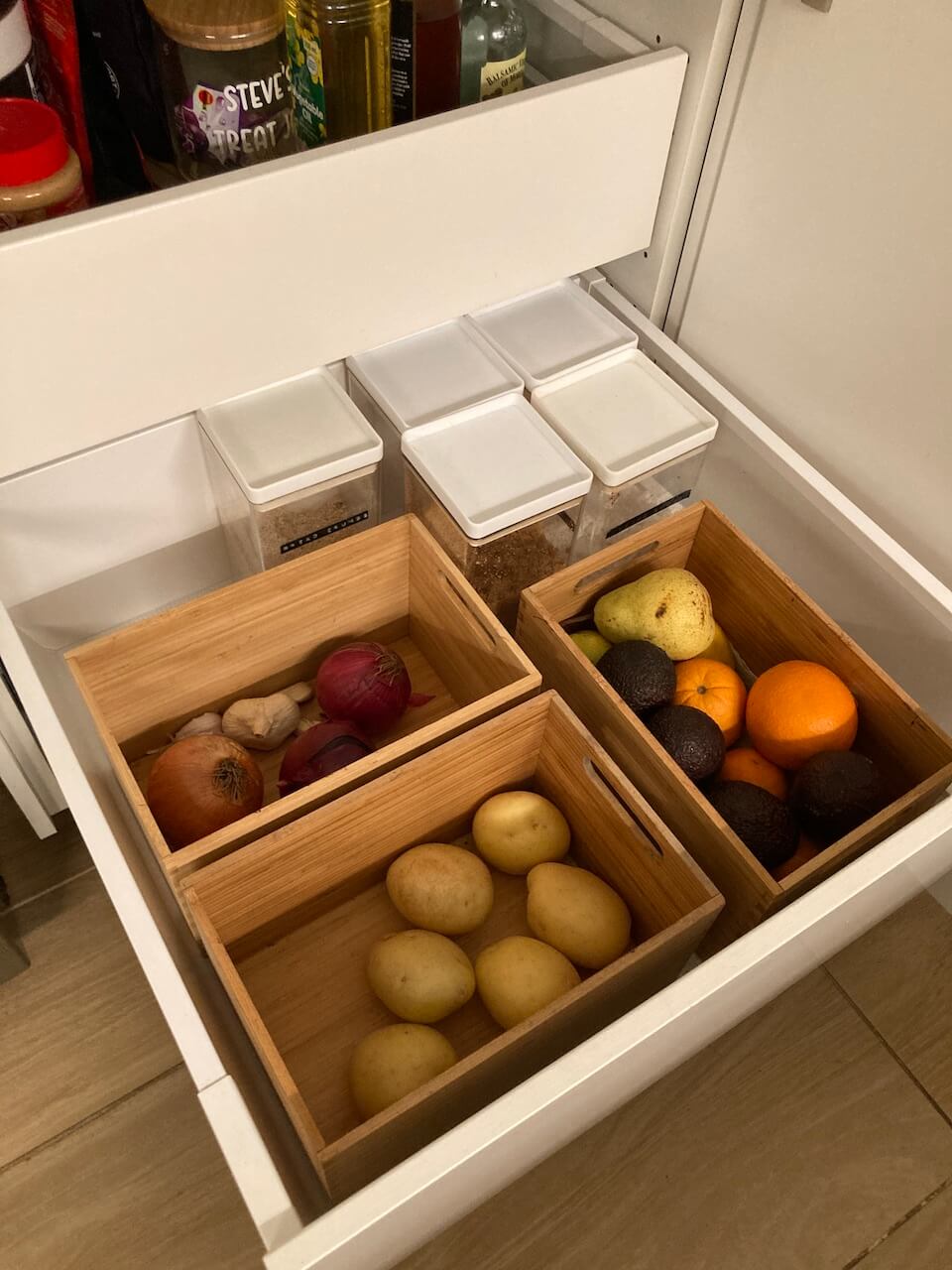 pantry essentials- fruit and vegetables