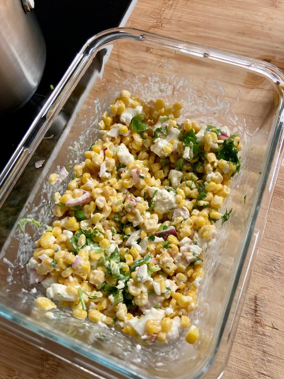 Mexican street corn salad