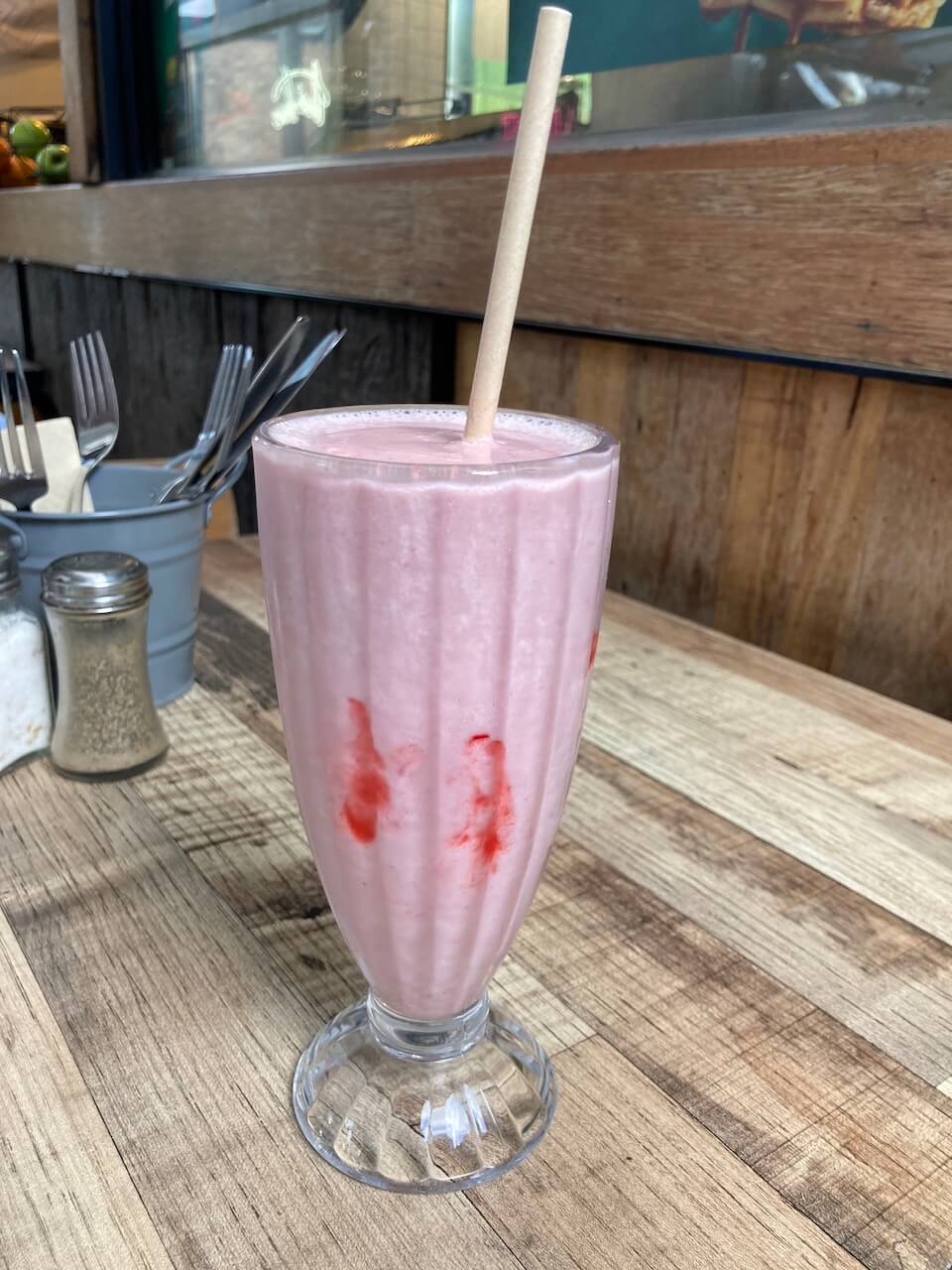 strawberry milkshake