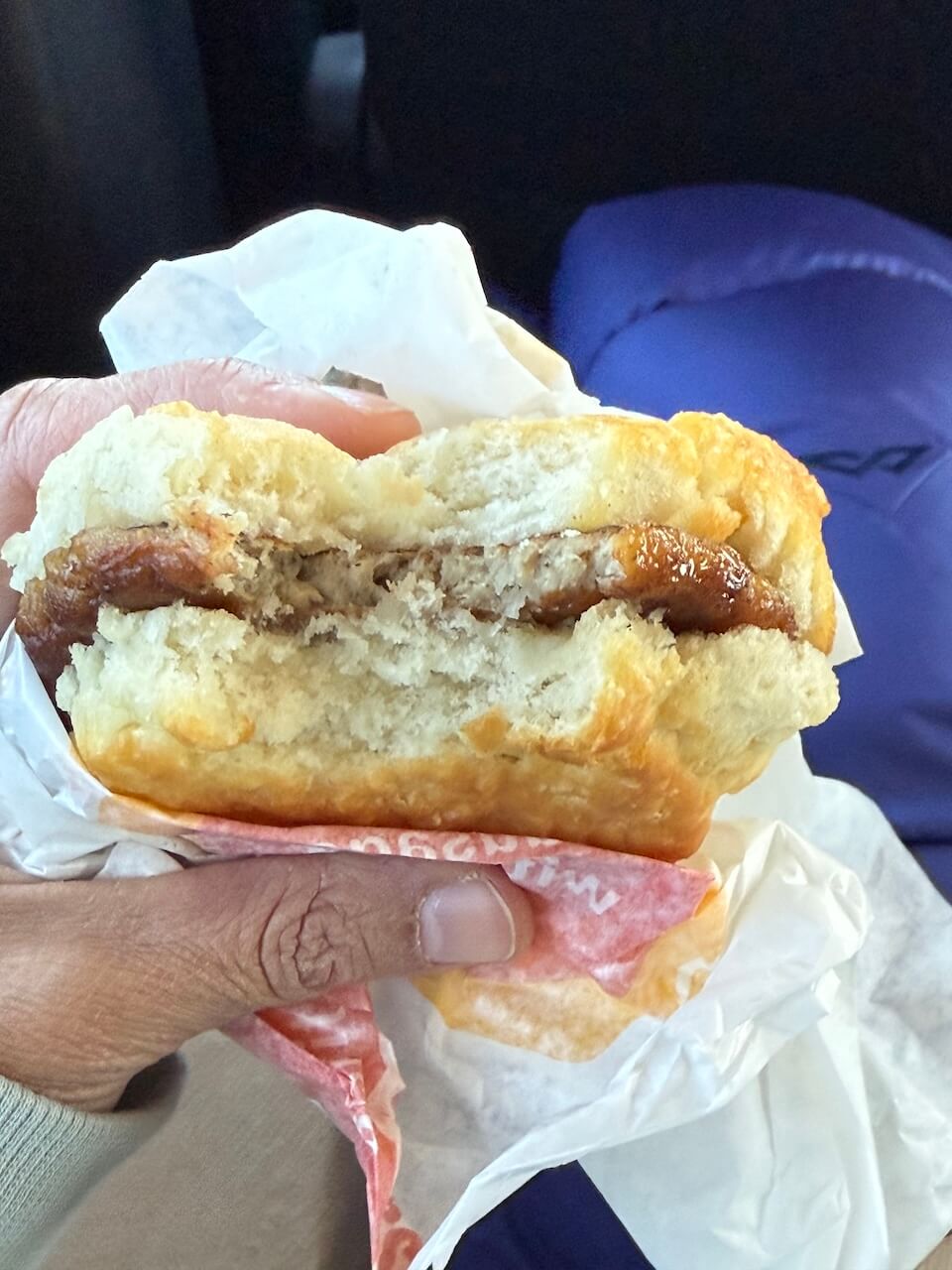 sausage and biscuit