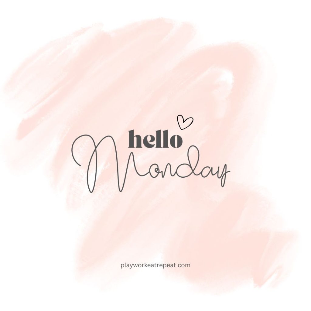 Hello Monday graphic