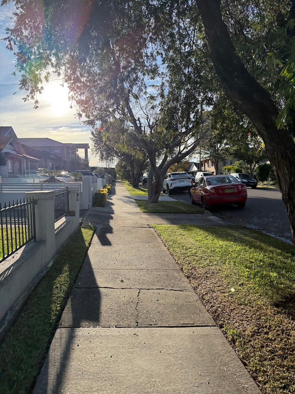winter days in Australia post - walking