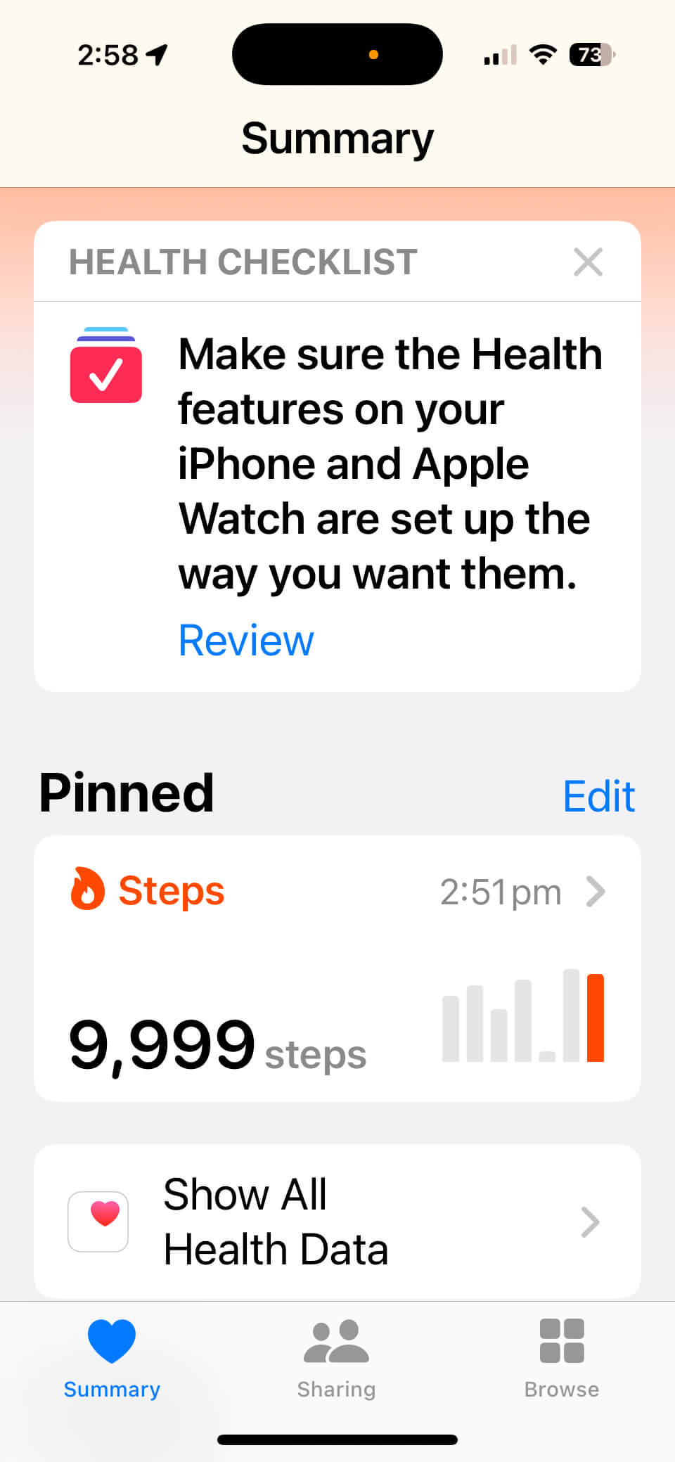 step count