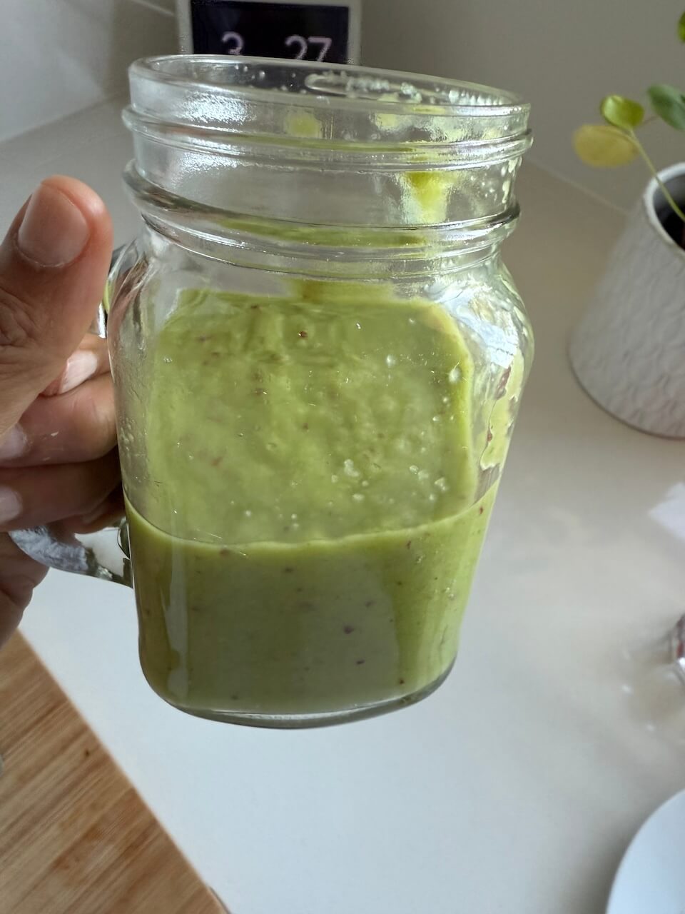 first week of the school holidays-green smoothie