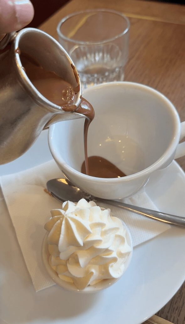 first week of the school holidays-hot chocolate