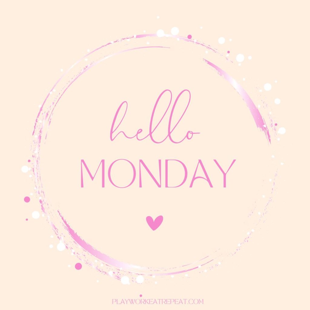 hello monday graphic