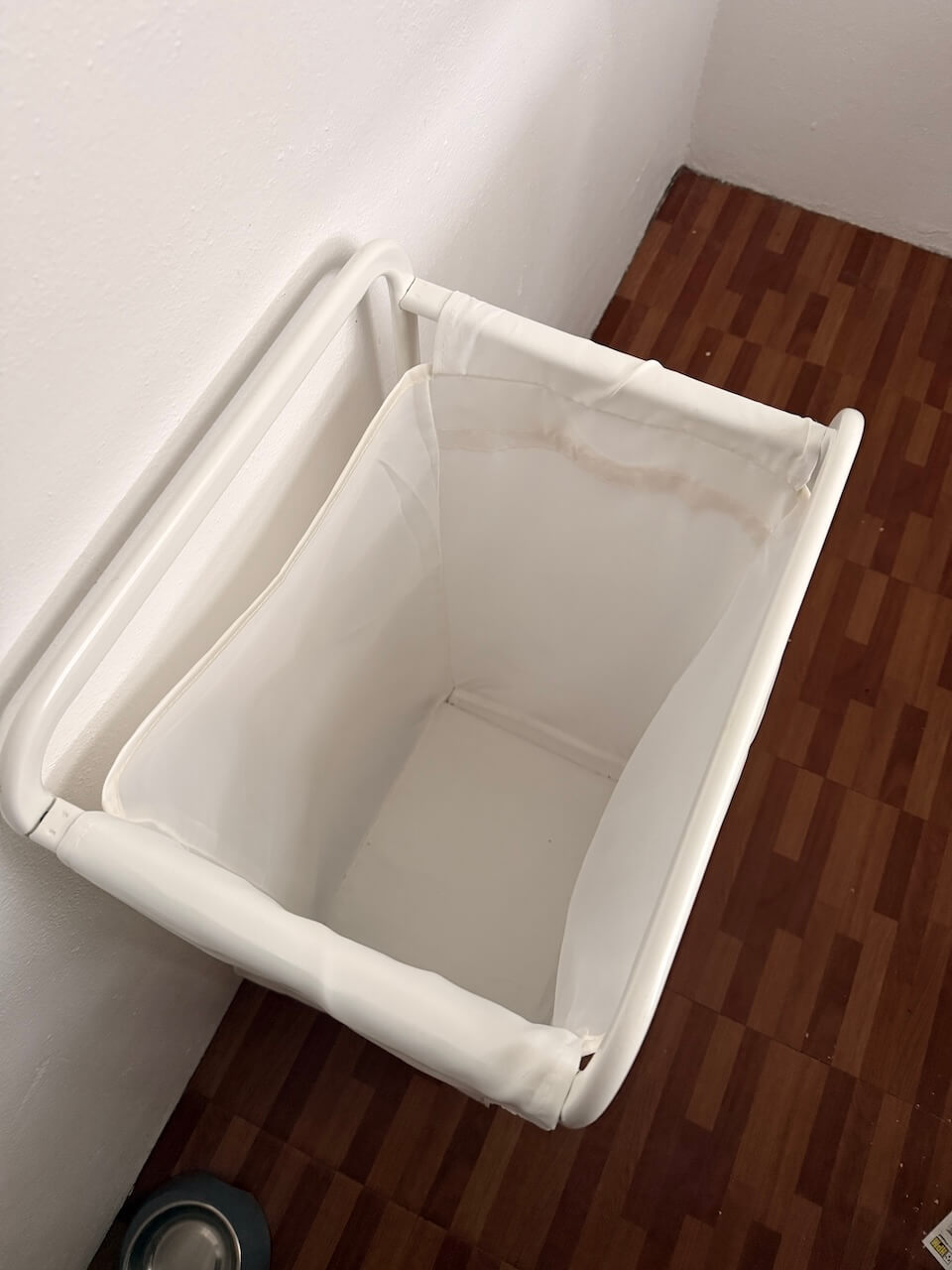 very quiet weekend at home-laundry bag