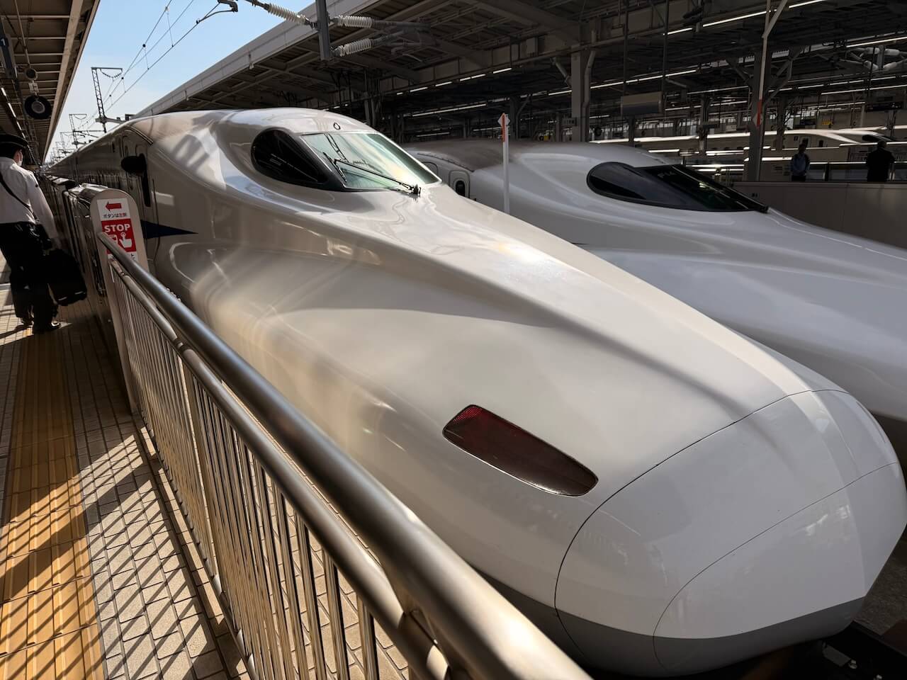 Kyoto day trip from Osaka starting on the Shinkansen at the train station in Japan