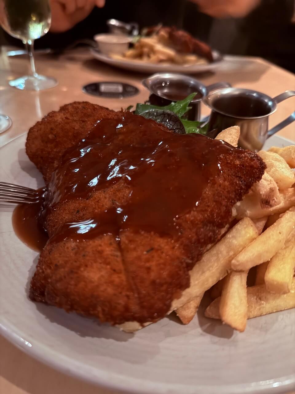 what's going on in June- chicken schnitzel