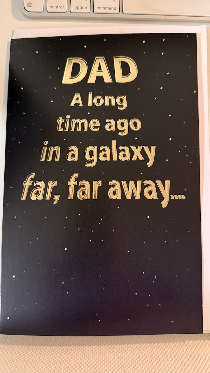 Funny birthday card