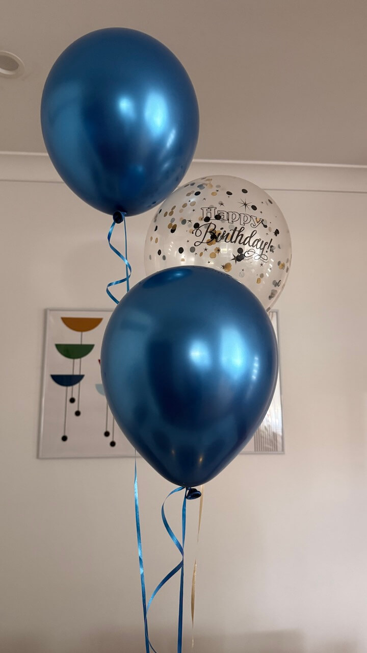 august-whats-up-wednesday Balloons at a birthday celebration