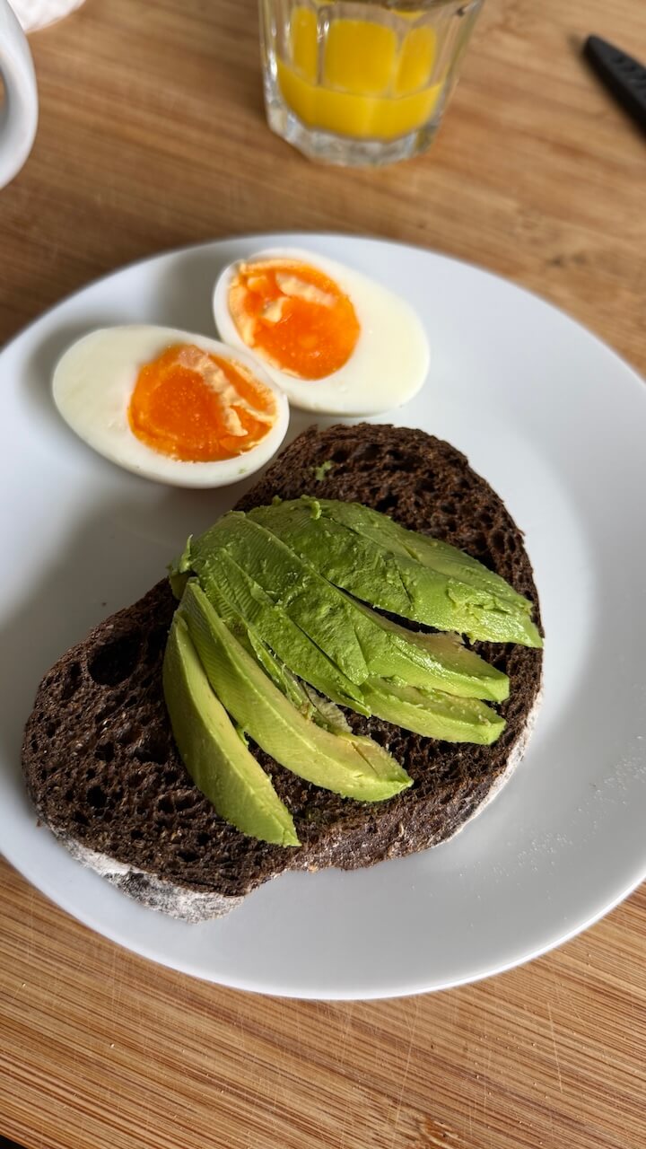 a weekend recap- avocado on toast