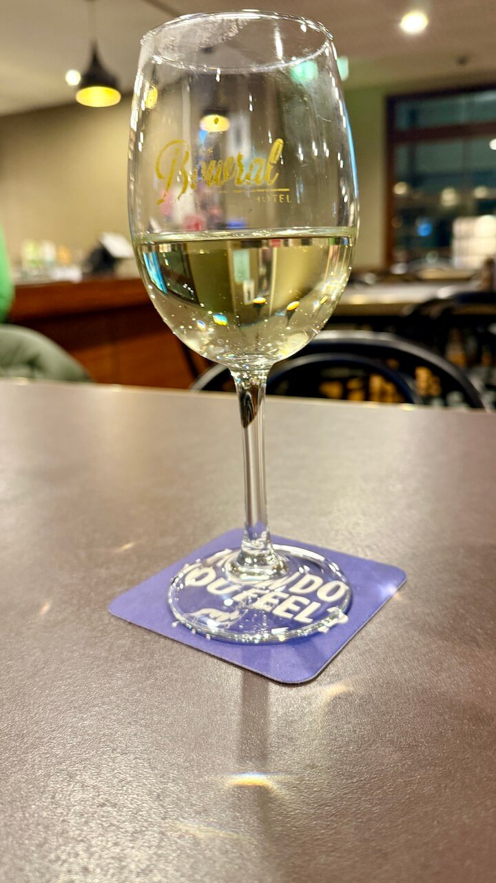 glass of wine