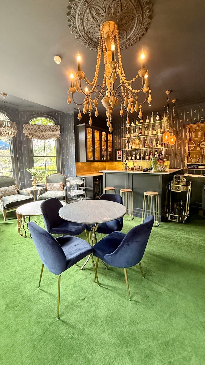Bar lounge area inside Berida Hotel