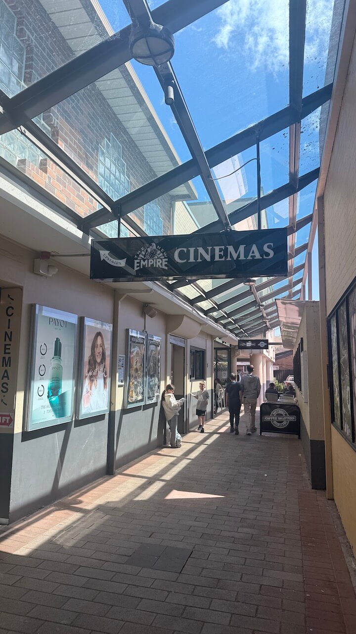 Entrance to the historic Empire Cinema in Bowral